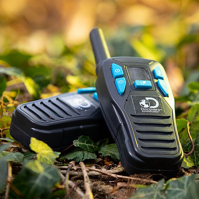 Discovery Adventures Digital Walkie Talkies - in use