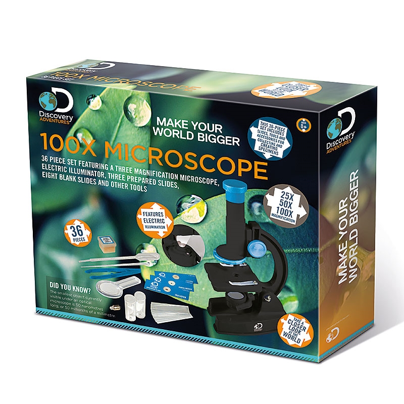 Discovery Adventures 100x Microscope