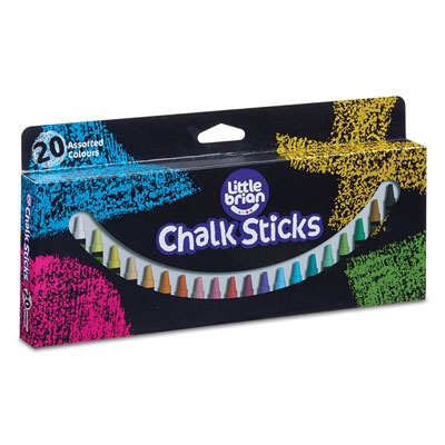 Chalk Sticks - 20 Assorted Pack