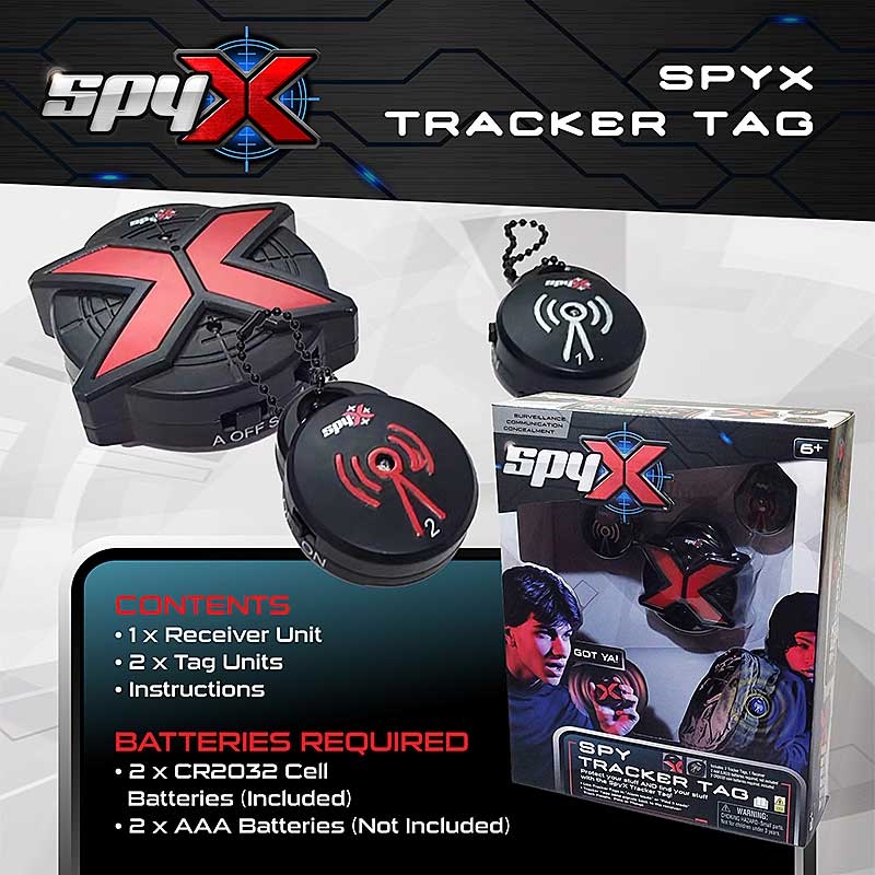 SpyX Tracker Tag - Contents