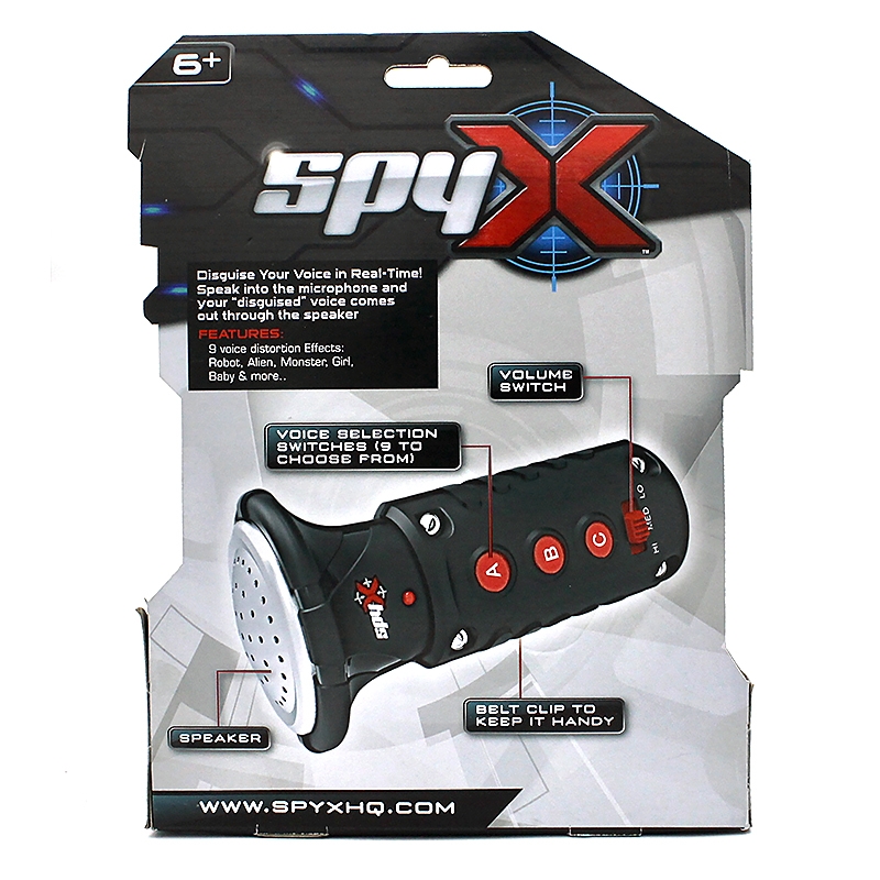 SpyX Secret Voice Changer Pack Back View