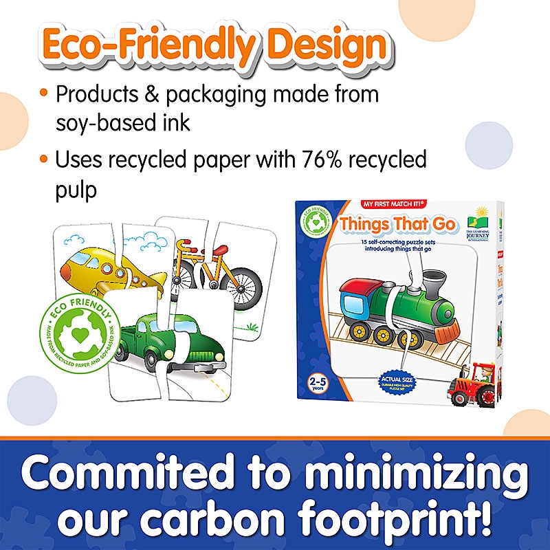 Commited to minimizing our carbon footprint!