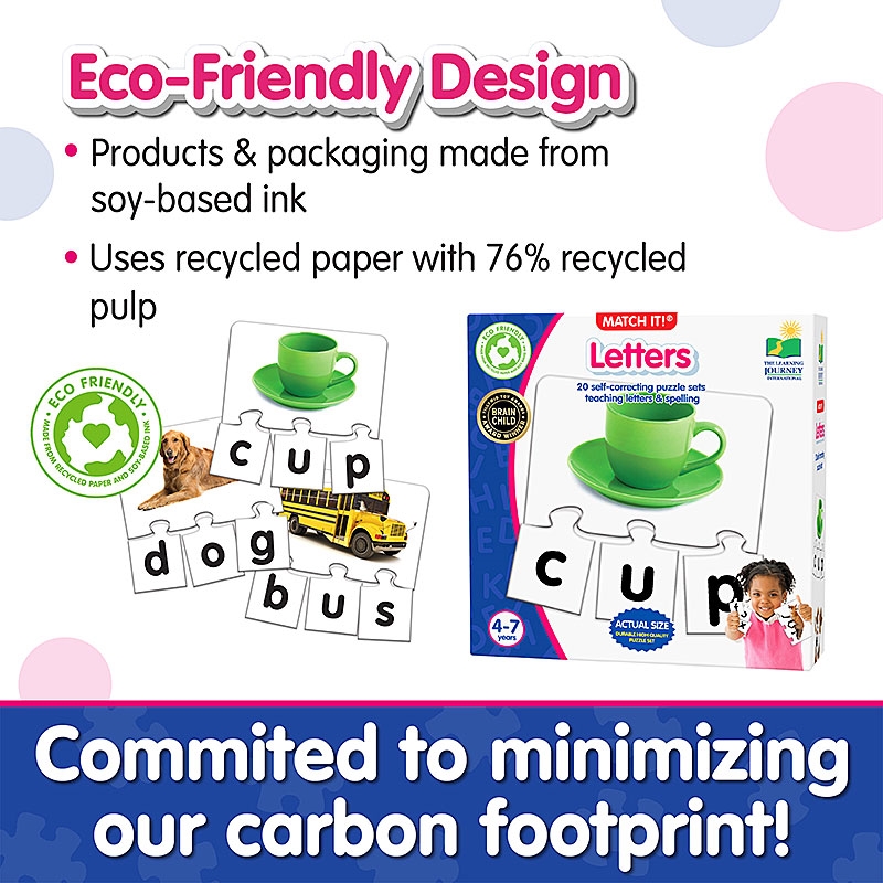 Commited to minimizing our carbon footprint!