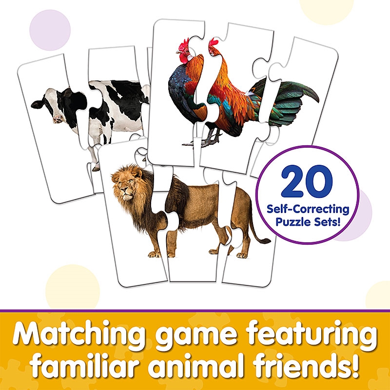 Matching game featuring familiar animal friends!