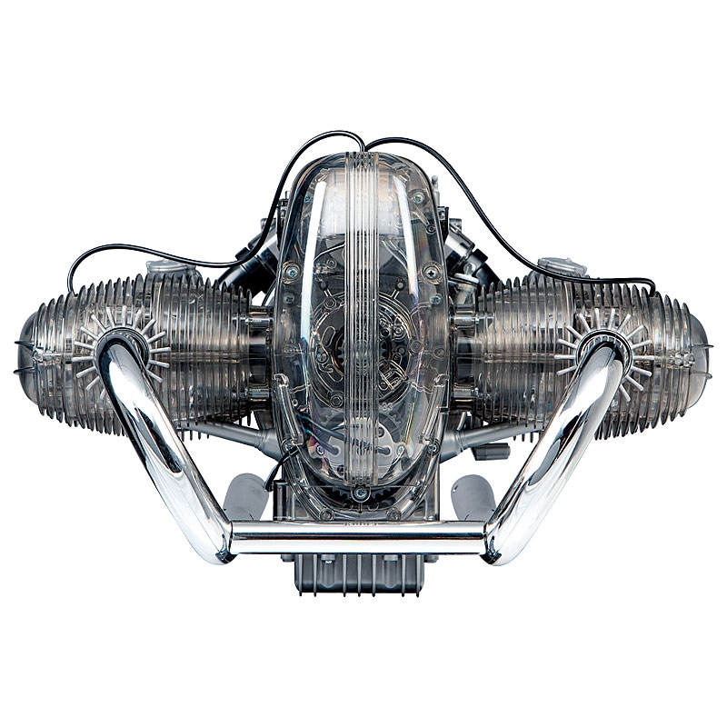 FRANZIS BMW Motorcycle Model Engine Product Front Side View