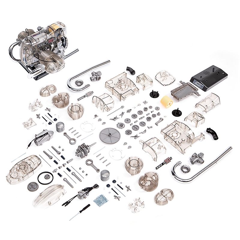 FRANZIS BMW Motorcycle Model Engine Product Components