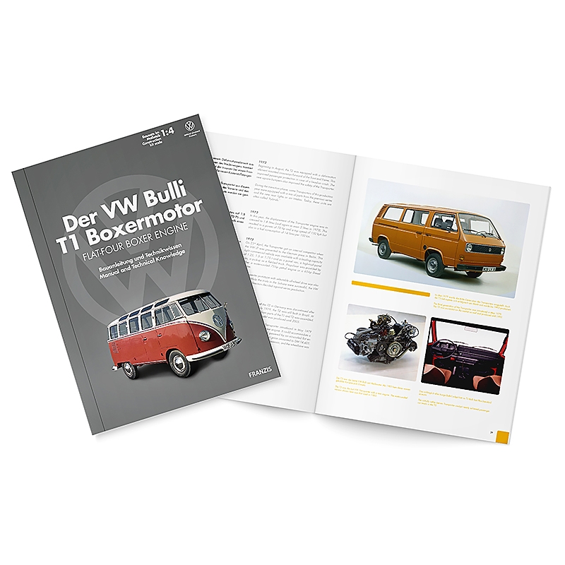 VW Campervan Model Engine Exclusive Step-by-Step Instructions and History Book