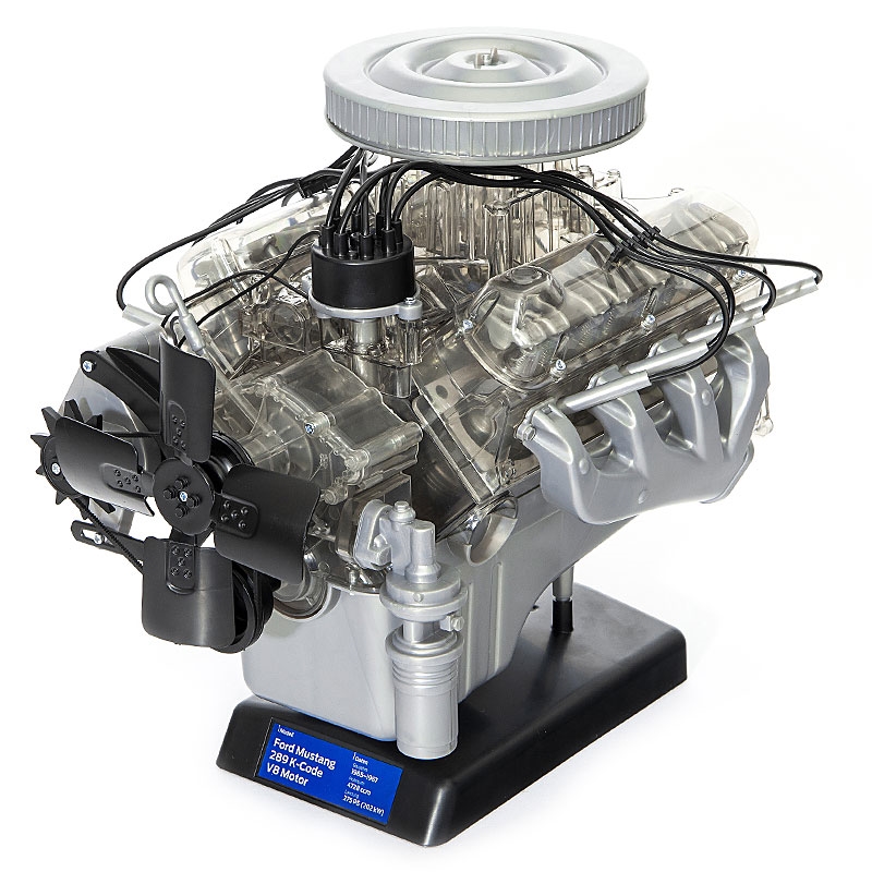 FRANZIS Ford Mustang V8 Model Engine Product Right View