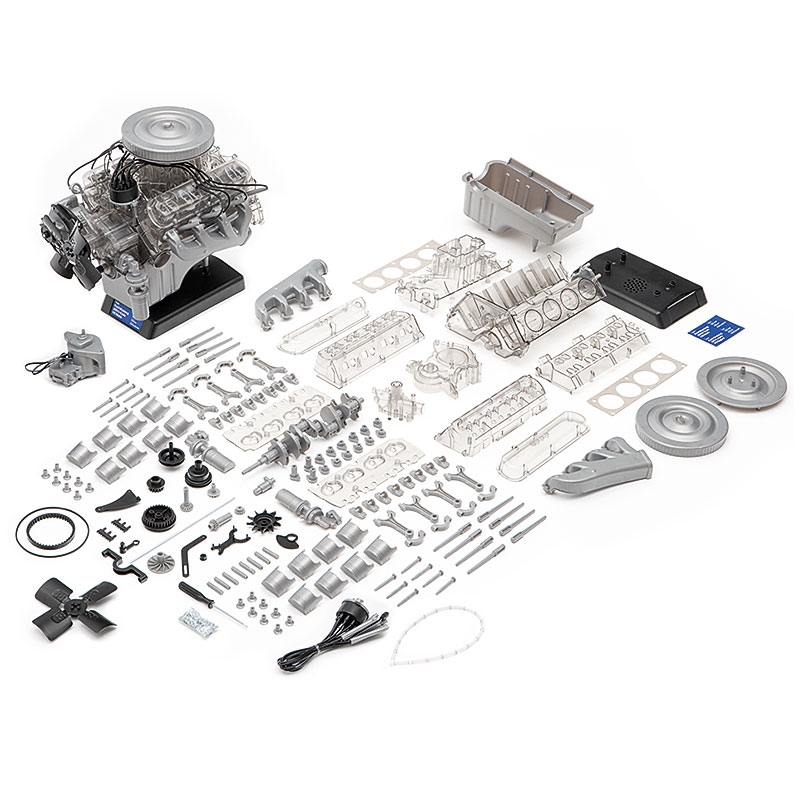 FRANZIS Ford Mustang V8 Model Engine Product Components
