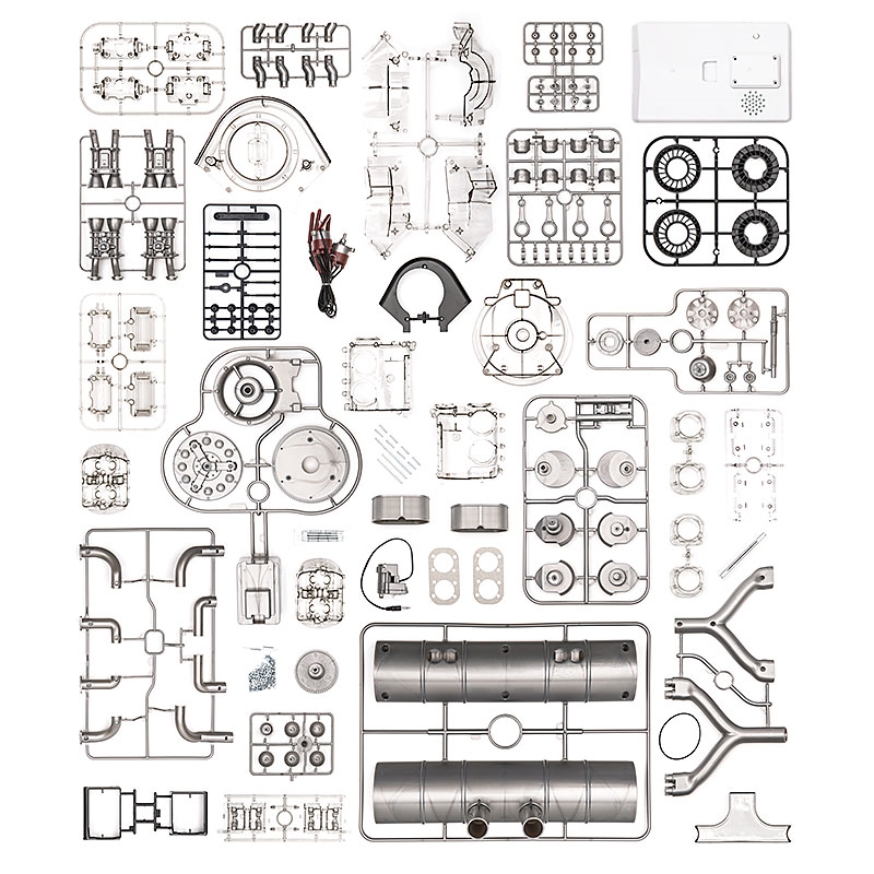 FRANZIS Porsche Carrera Model Engine Parts