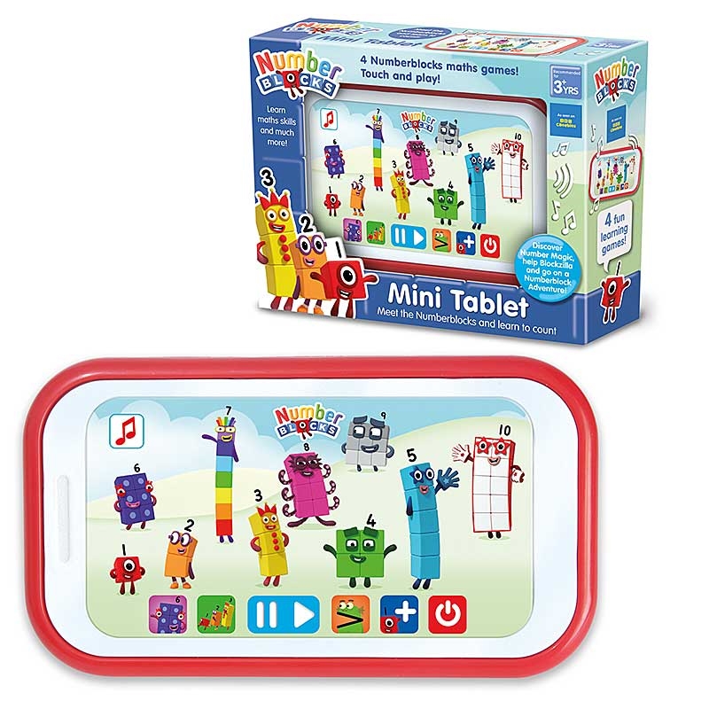 Numberblocks Mini Tablet - Pack and Product