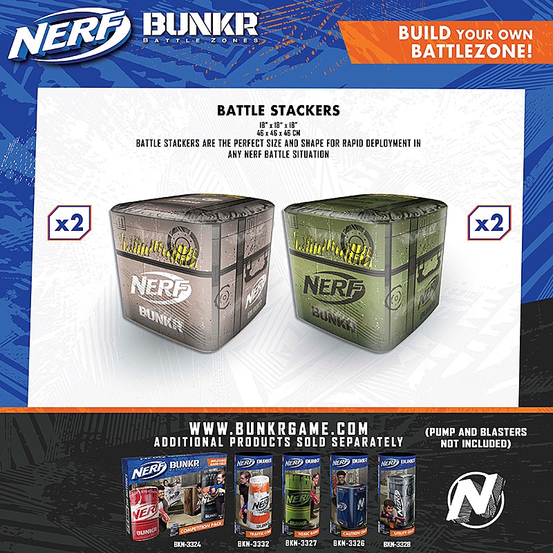 Battle Stackers - Cubes - Back of Pack Information