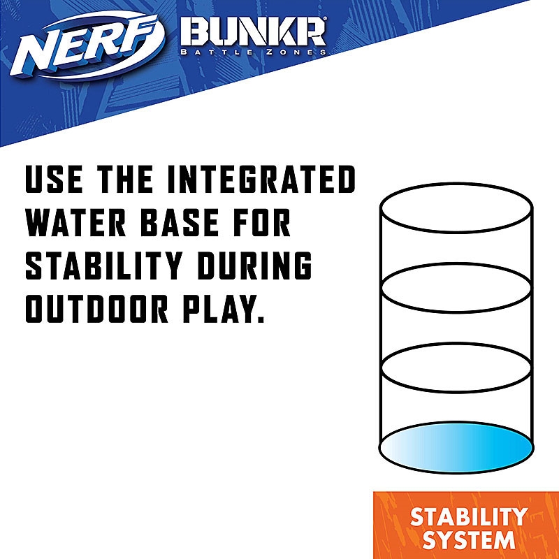 Take Cover - Toxic Barrel - Integrated Water Base for Stability