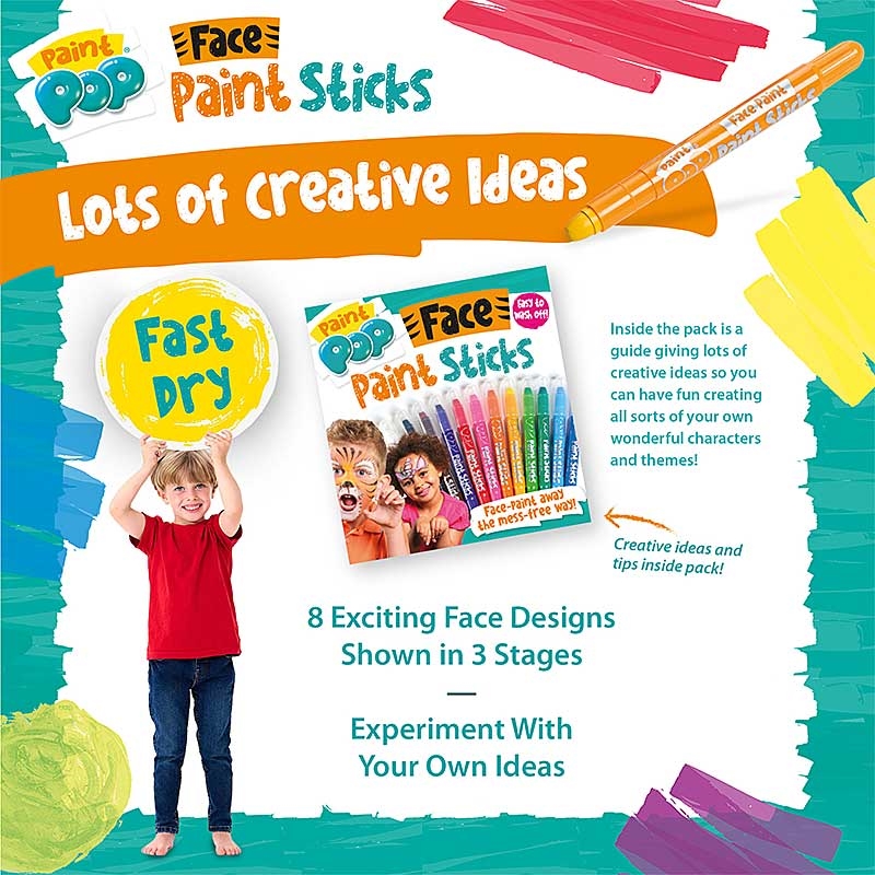 Paint Pop Paint Sticks - Lots of Creative Ideas