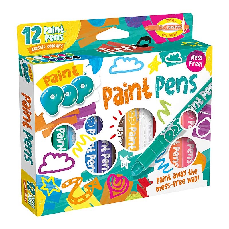 Paint Pop Paint Pens 12 Pack