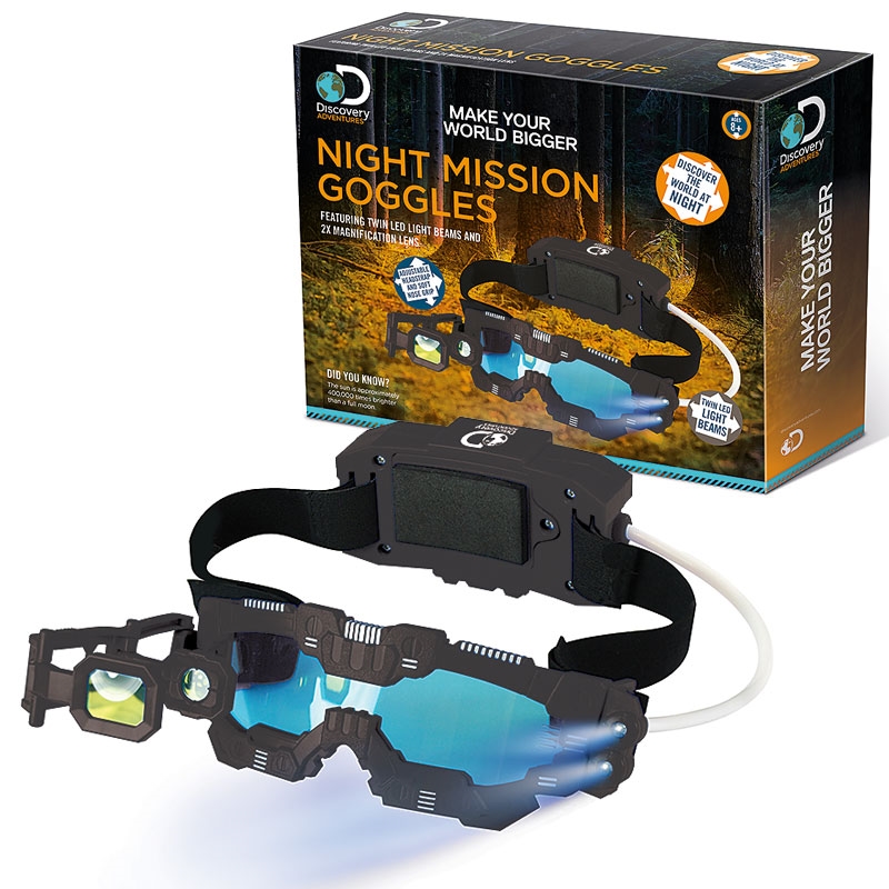 Discovery Adventures Night Mission Goggles Set