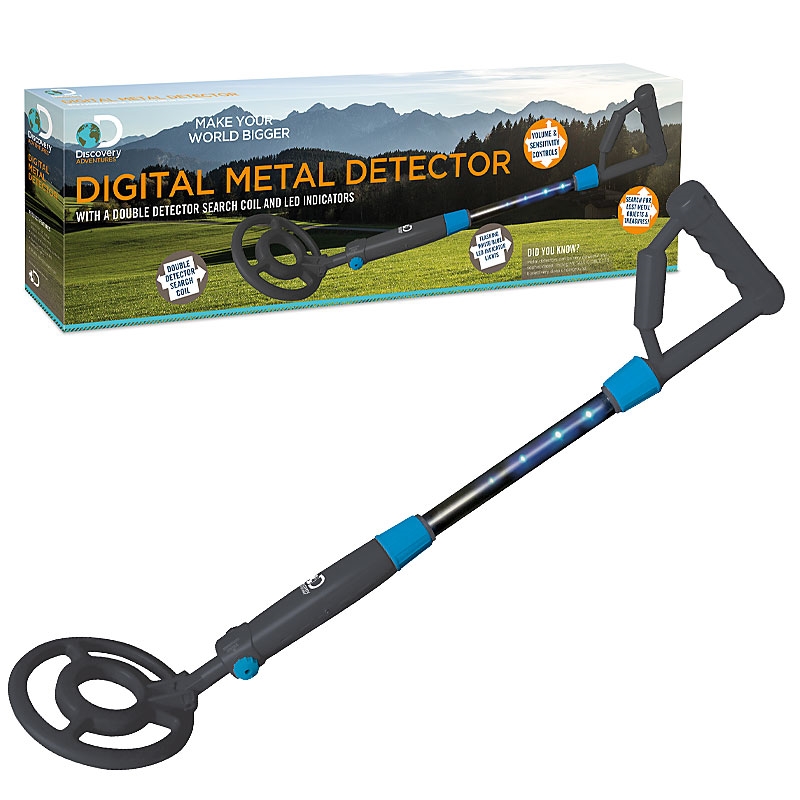 Discovery Adventures Digital Metal Detector Product and Pack