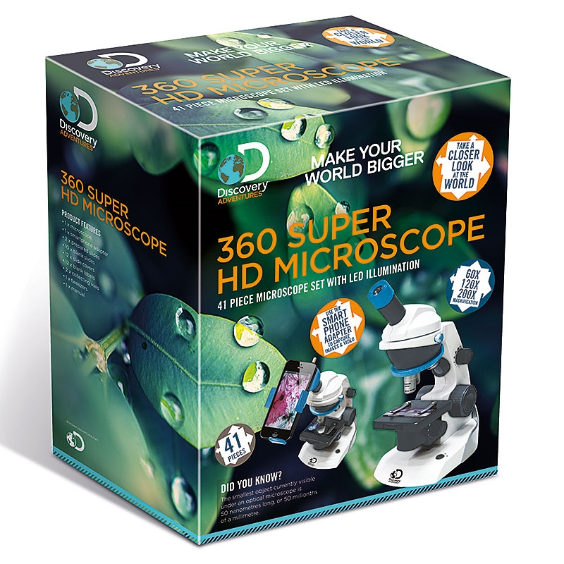 Discovery Adventures 360° Super HD Microscope