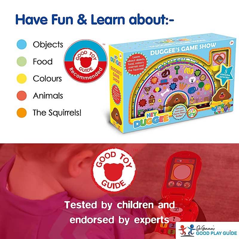 Have Fun and Learn About Objects, Food, Colours, Animals and The Squirrels!