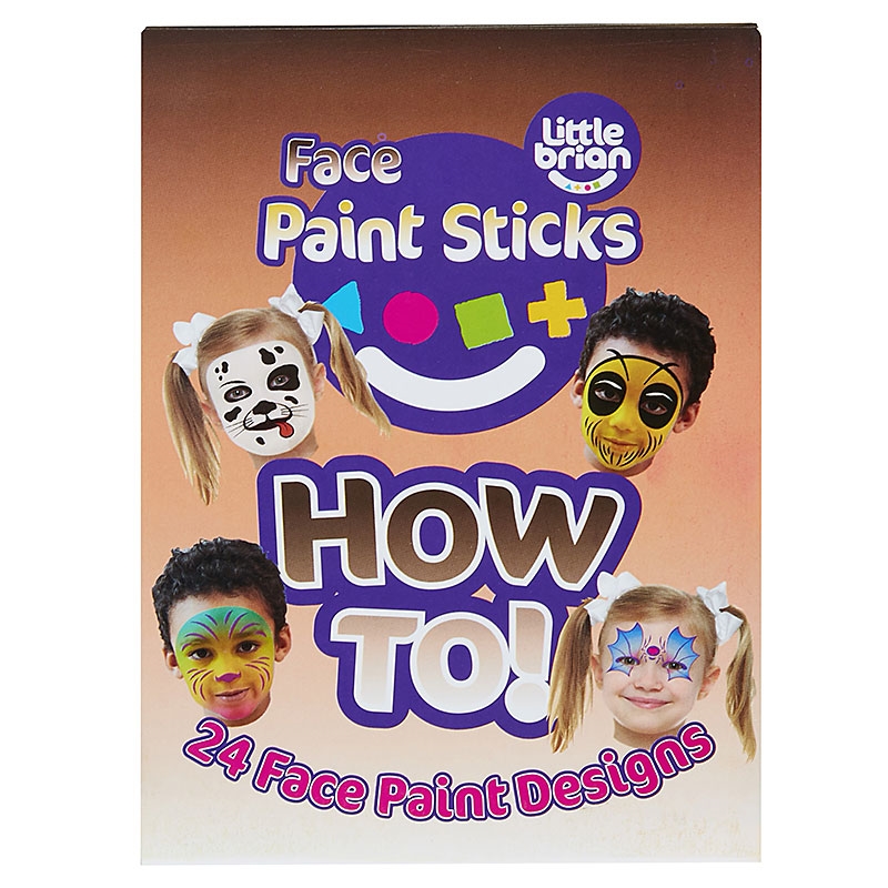 Easy face painting ideas with Little Brian Face Paint Sticks! - UK Mums TV