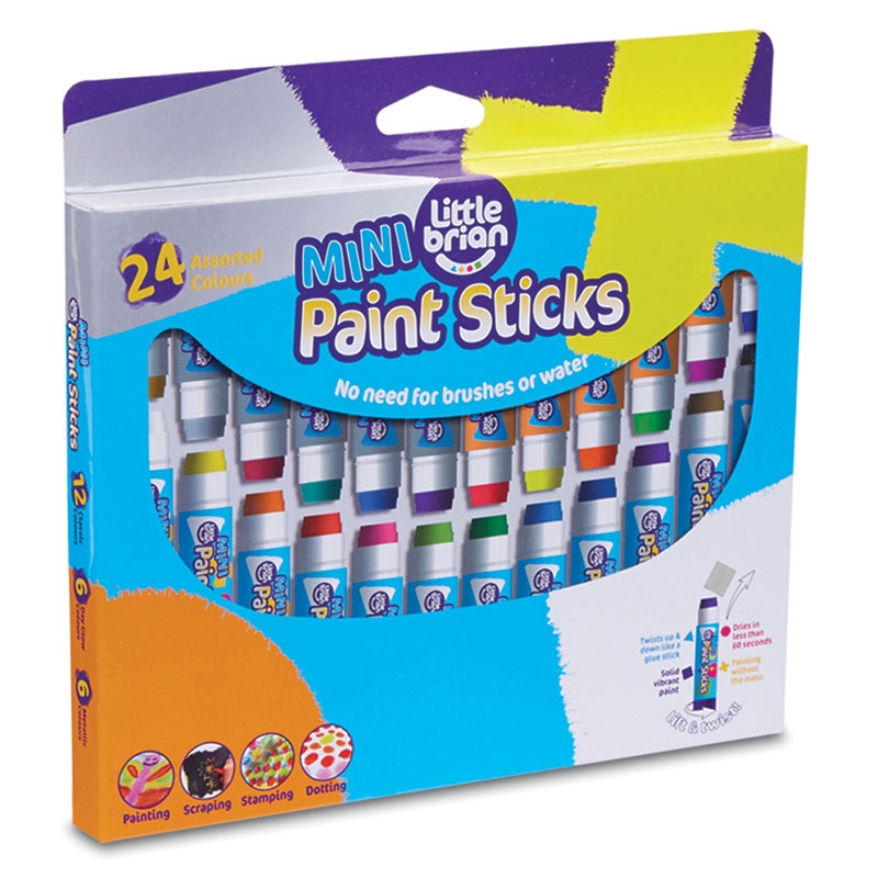 Paint Sticks Mini - 24 Assorted Pack