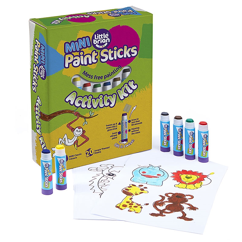 Paint Sticks Activity Kit Small (A5) Pack and Product