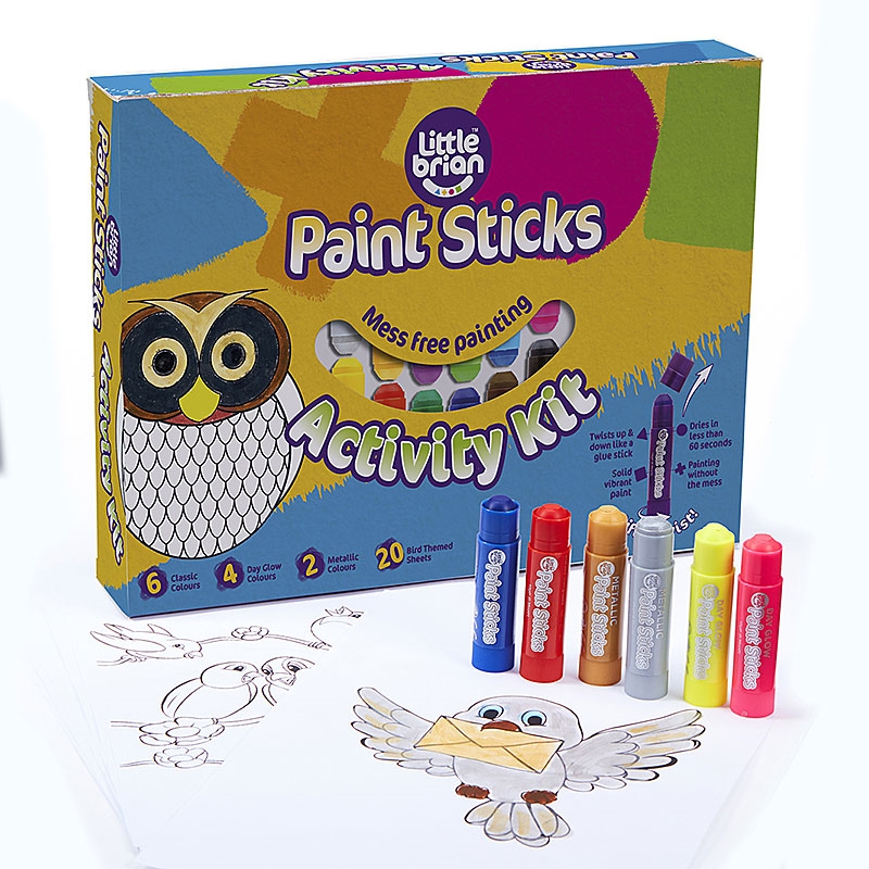 Paint Sticks Activity Kit Medium (A4) Pack and Product