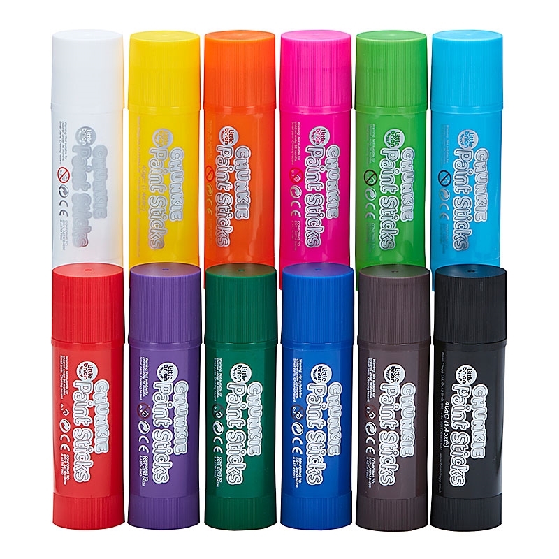 Chunkie Paint Sticks - Product with Lids On
