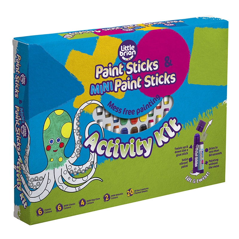  Paint Sticks Activity Kit Large (A3) Pack