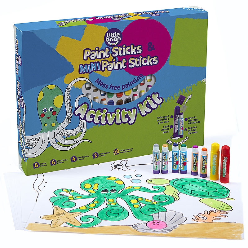  Paint Sticks Activity Kit Large (A3) Pack and Product