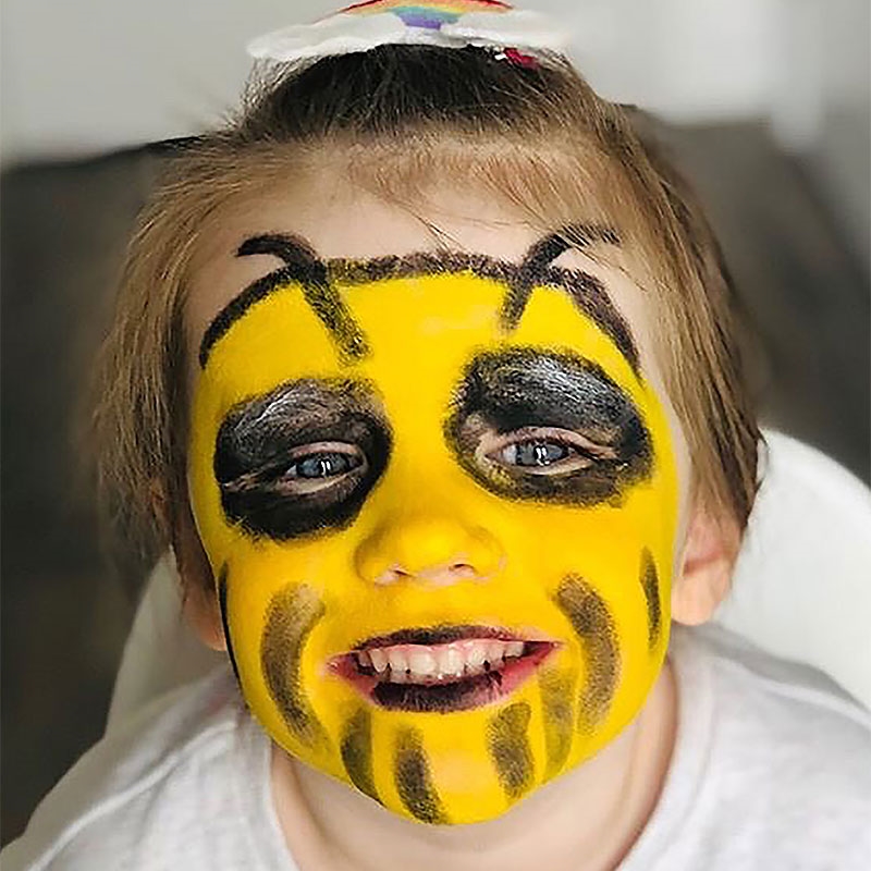 Face Paint Bee