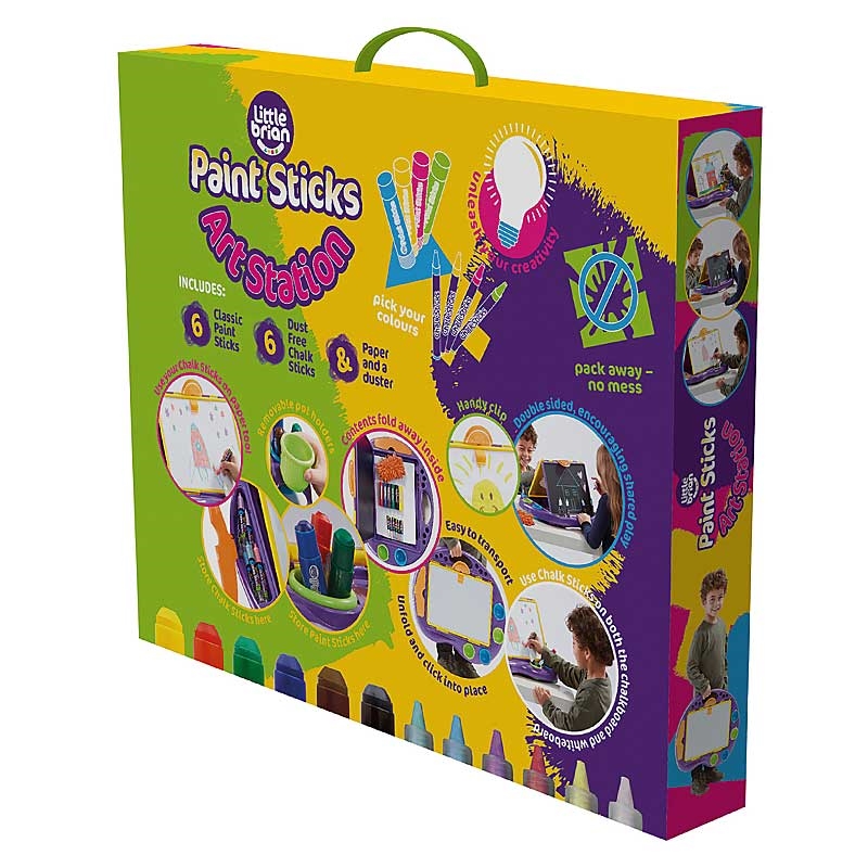 Paint Sticks Classic Art Station Pack Rear