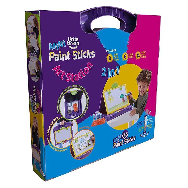 Paint Sticks Mini Art Station Pack Rear