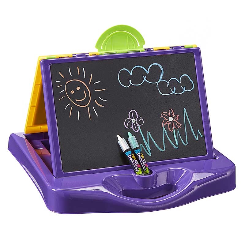 Paint Sticks Mini Art Station Blackboard with Scene