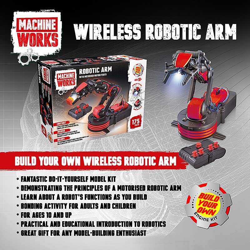  Machine Works Wireless Robotic Arm - Build your own Wireless Robotic Arm