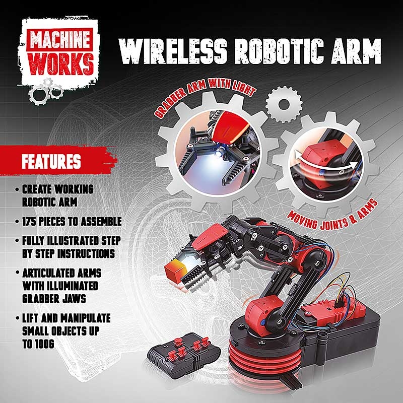  Machine Works Wireless Robotic Arm - Features