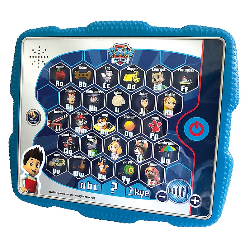 PAW Patrol Ryder's Alphabet Tablet Product Angled View