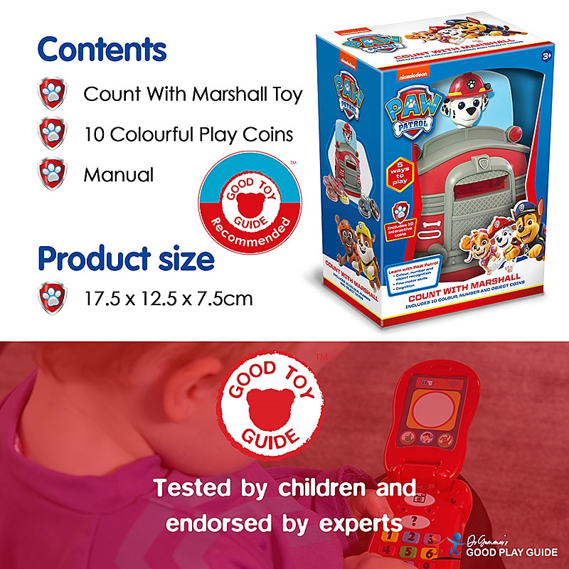 PAW Patrol Count with Marshall - Contents