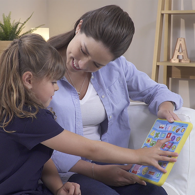 Peppa's Smart Tablet - Mother and Daughter with Tablet
