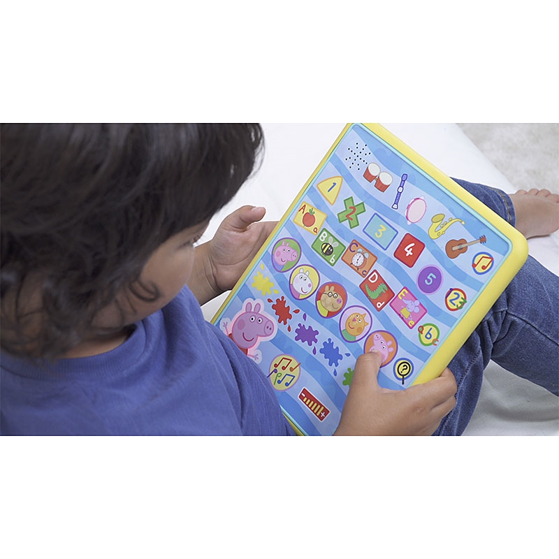 Peppa's Smart Tablet - Son Playing on Tablet Close-up