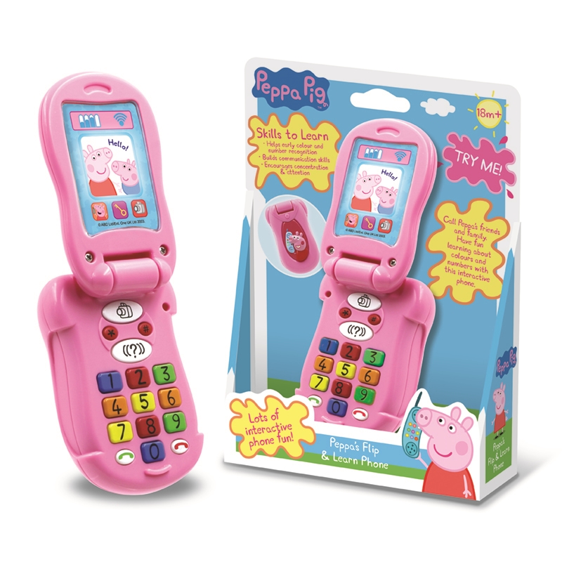 peppa flip and learn phone
