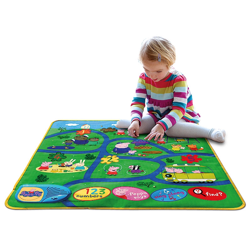 Peppa's Interactive Playmat - Girl Playing on Mat