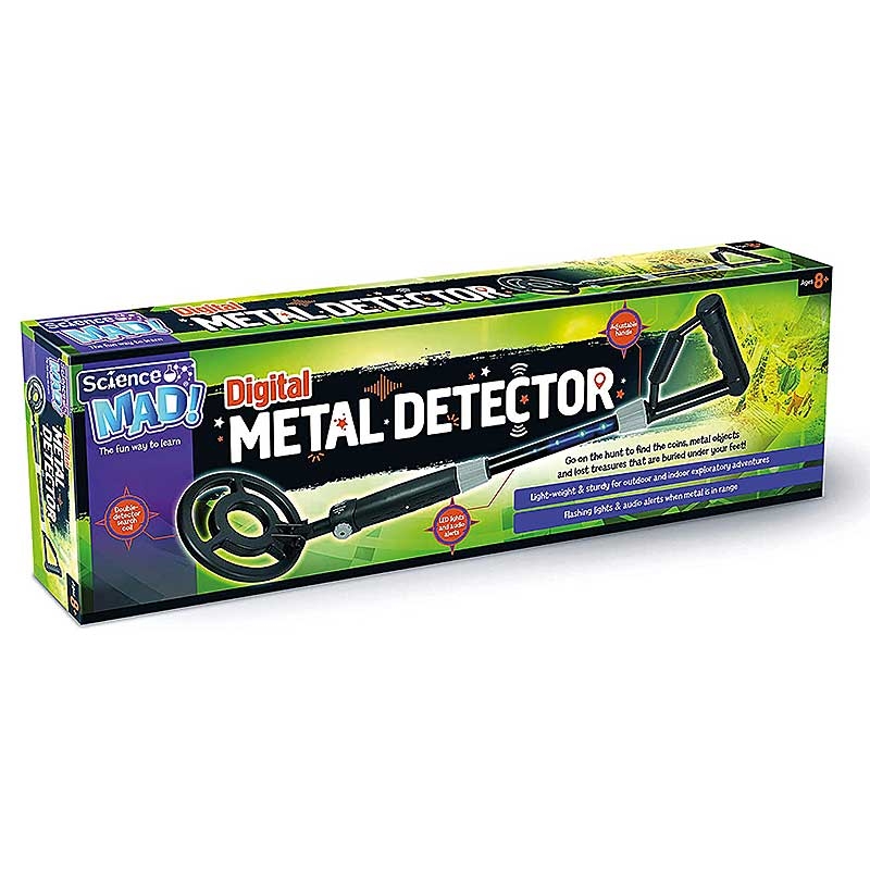 Science Mad Digital Metal Detector - Pack