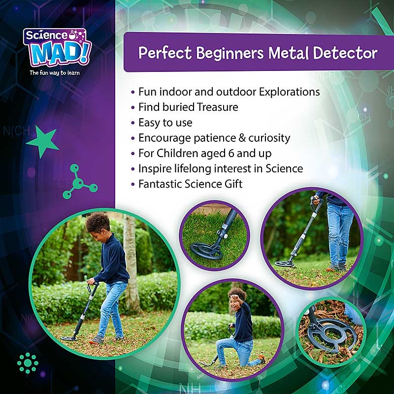 Science Mad Digital Metal Detector - Perfect Beginners Metal Detector