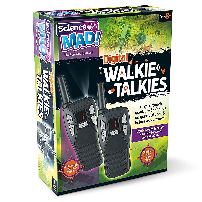Science Mad Digital Walkie Talkies Pack