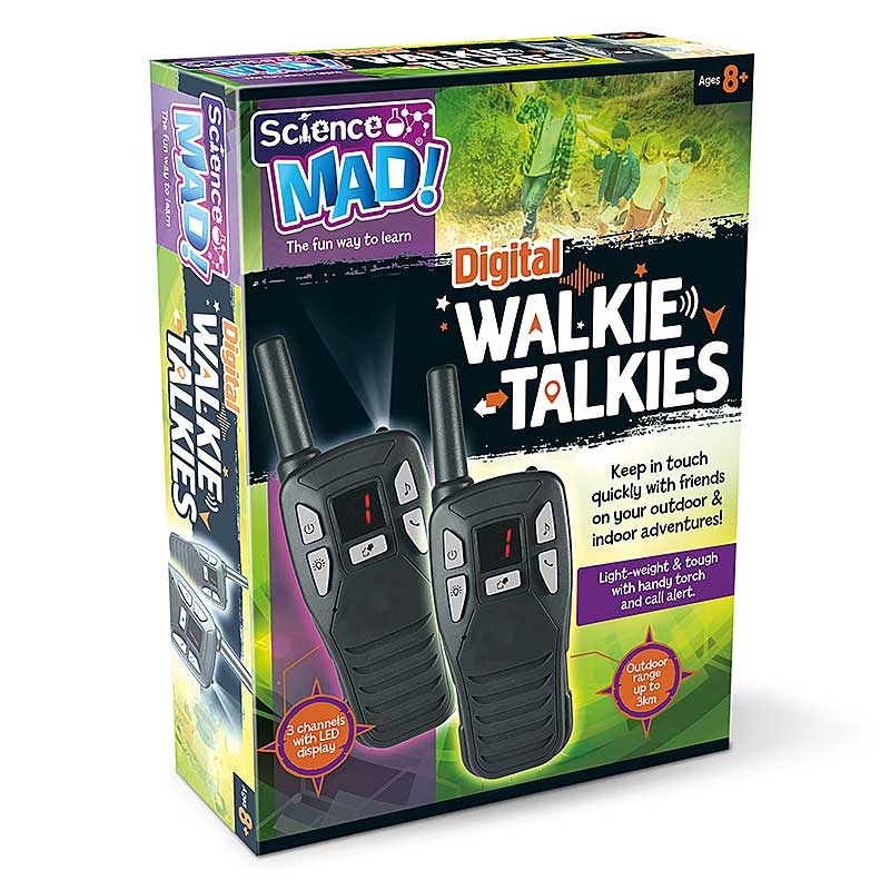 Science Mad Digital Walkie Talkies - Pack
