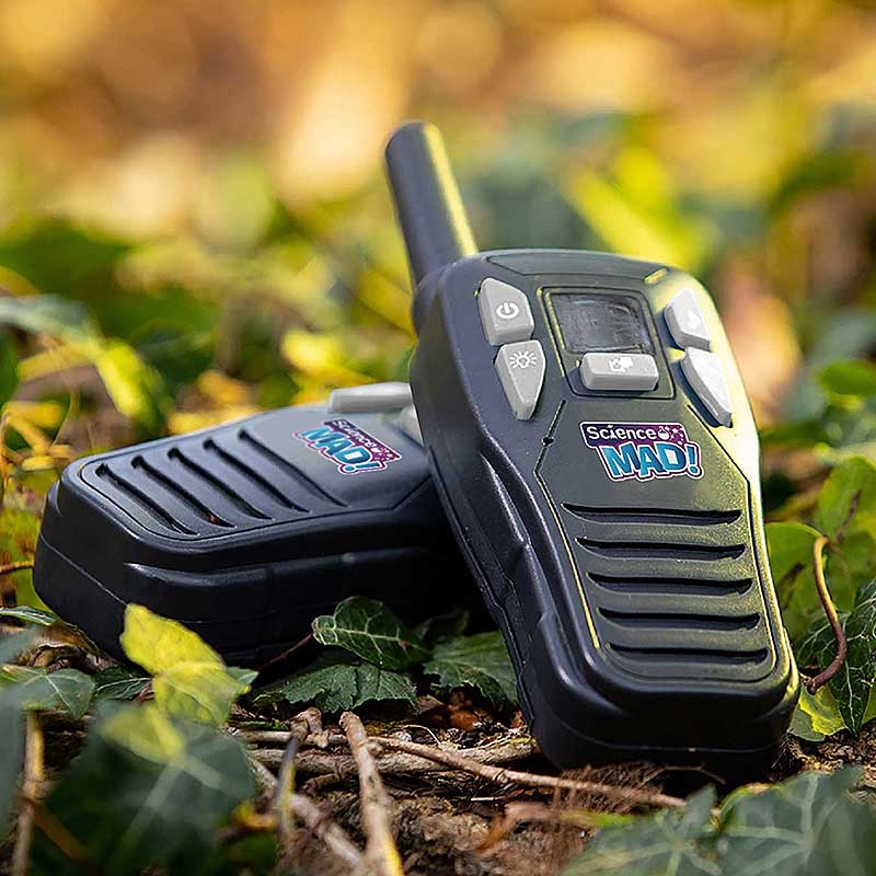 Science Mad Digital Walkie Talkies - Outside