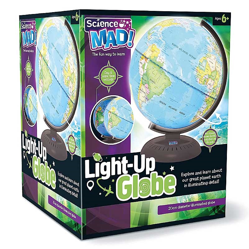 Science Mad Light Up Globe - Pack