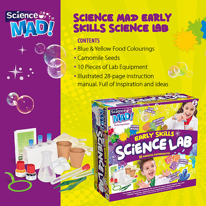 Science Mad Early Skills Science Lab - Contents