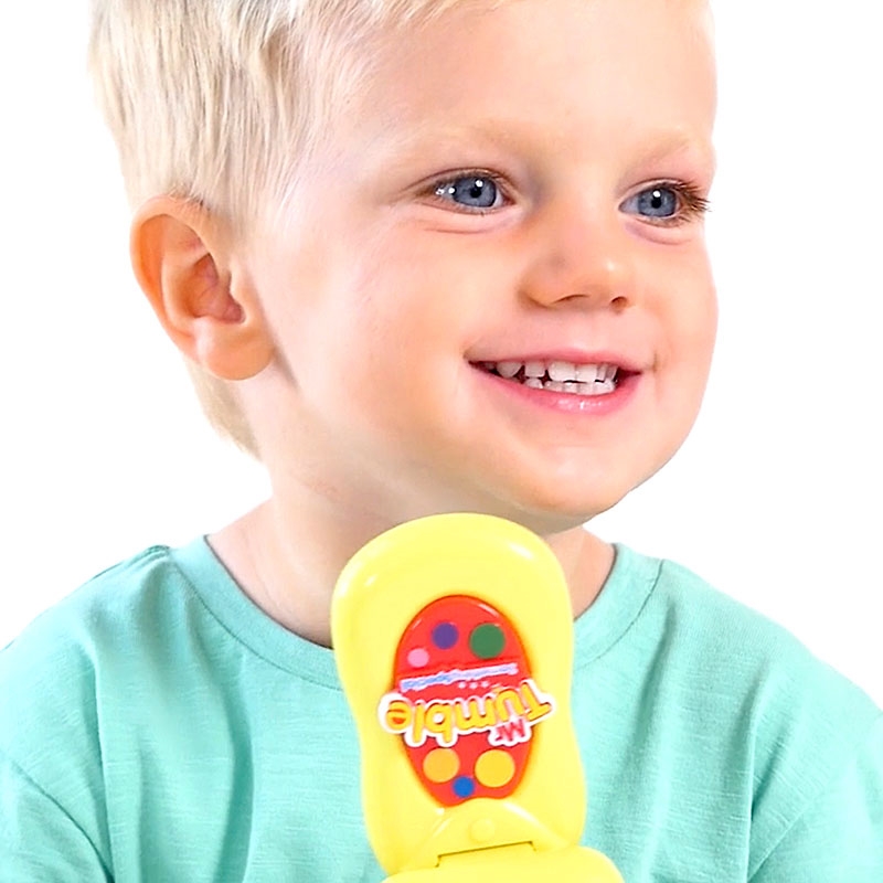 Mr Tumble Something Special Flip & Learn Phone Young Boy using for first time